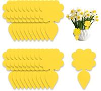 20 Pièges Jaunes Collants Non Toxiques, Super Ninja Anti Moucherons Intérieur Plantes, Anti Moucheron Terreau et Mouche de Terreau, Piège Moucherons Ultra Efficace Jusqu’à 3 Mois