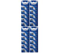 20 piles CR1216 (4 cartes blister de 5 piles) jetables. Eunicell