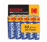 20 Piles Kodak Alkaline Max AA LR06