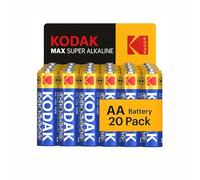 20 Piles Kodak Alkaline Max AA LR06