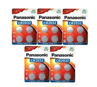 20 Piles Lithium Panasonic Cr2032 3V Bouton 4Bl Exp 2033 NEU