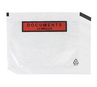 20 pochettes d'expédition autocollantes A5 transparentes