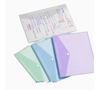 20 pochettes for dossiers de documents, sacs à documents | Transparent for l'organisateur de stockage de documents d'affaires d'école de bureau pochette