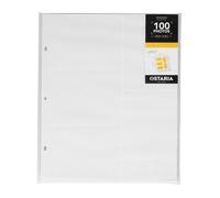 20 Pochettes Perforees Pour Albums Photos Rechargeable 32008 G