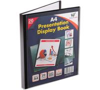 20 Pocket A4 Plastic Presentation Folder-40 Views