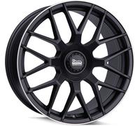 20 pouces MAM GT1 5x120 ET35 Jantes alu MATT BLACK LIP POLISH