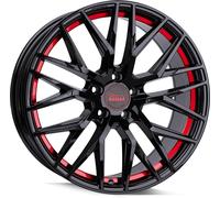 20 pouces MAM RS4 5x120 ET35 Jantes en aluminium BLACK PAINTED RED INSIDE