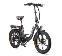20 pouces Vélo électrique pliable, 250W 36V 18AH batterie avec super capacité,Shimano 7S, 20"*3.0 Fat Tire noir