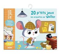 20 p'tits jeux les enquêtes de Walter. Avec 1 feutre effaçable et 20 cartes plastifiées