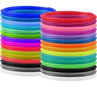 20 recharges de filament PLA 3D Pen de 1,75 mm, 20 couleurs, 200 mètres au total