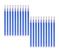 20 Recharges De Stylo Gel Effaçables, Sortie D'Encre Bleue Lisse De 0, 7 Mm, Faciles À Effacer Et À Utiliser À Plusieurs Reprises, Adaptées À L'Apprentissage De L'Écriture Quotidienne Au Bureau.
