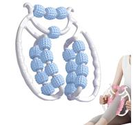 20 roues de massage des jambes, rouleau de massage pour les jambes, rouleau de massage pour bras des jambes, appareil de massage anti-cellulite, rouleau de massage pour mincir les jambes (bleu)