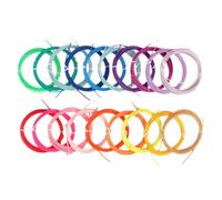 20 Rouleaux Recharges de Filament P essin Lisse | Séchage Rapide, Usage Débutant, pour Enseignants et Artistes, Modèles Éducatifs, Œuvres 3d, Maison Couleur Aléatoire