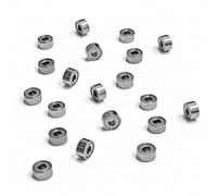 20 Roulements MR52ZZ | Roulements à billes miniatures en acier GCr15 2 x 5 x 2,5 mm | Petits roulements MR52 de 2 mm x 5 mm x 2,5 mm | Pour prototypes et machines légères