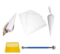 20 Sac De Mortier, Poche À Jointer Professionnels, Sacs En Ciment Résistants Aux Déchirures, Sacs de Remplissage de Joints Durables, Idéals Pour Carrelage, Briques Et Travaux de Construction