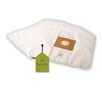 20 sacs d'aspirateur pour SilverCrest SBS 1400 A1 | 5 couches de - Microfibre non-tissée - Sacs de evendix®, 20 Staubsaugerbeutel