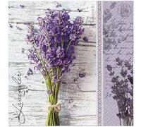 20 Serviettes 33x33 cm - Lavender Bouquet - Bouquet de lavande