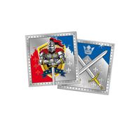 20 Serviettes Chevaliers 33x33cm Taille Unique Multicolore