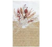 20 Serviettes de table en papier au style nature Champêtre floral 40 x 33cm REF/7926 multicolore G