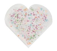 20 SERVIETTES DE TABLE JETABLE PAPIER CUR MARIAGE FLEURI 19X17CM Multicolore