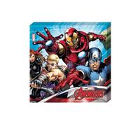 Procos - Serviette 33 x 33 cm Avengers Mighty, Multicolore, 5PR87967