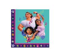 20 Serviettes en papier Encanto 33 x 33 cm - Multicolore