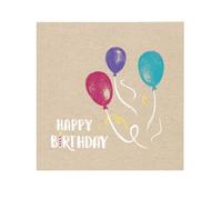 Amscan serviettes My Birthday Partyde table 33 x 33 cm papier 20 pièces Multicolor
