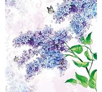 20 serviettes en papier LILAS