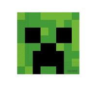 Procos Serviettes en papier Minecraft Creeper 33 x 33 cm Lot de 20 Noir