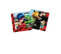 20 Serviettes en papier Miraculous Ladybug 33 x 33cm