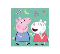 20 Serviettes En Papier Peppa Pig 33 X 33cm Taille Unique Multicolore