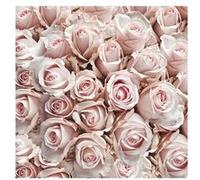 20 serviettes fleur rose pastel 33x33cm - ambiente 13311450 Rose G