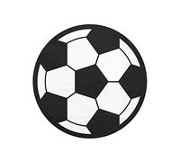20 serviettes football - 13,50 cm
