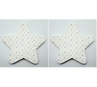 20 Serviettes forme Etoile Or (Lot de 2)