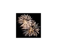 20 SERVIETTES PAPIER FEUX ARTIFICES 33CM NOIR