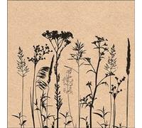 20 serviettes papier herbes fleurs 33cm naturel - ambiente 13315210 Gris G