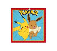 Procos Serviettes Pokémon Next Generation 33 x 33 cm 20 pièces Bleu