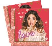 20 Serviettes Violetta passion™ violet G