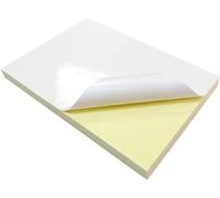 20 Sheets A4 Self Adhesive Paper Glossy White Sticky Back Labels Printable Sticker Paper For Office Supplies