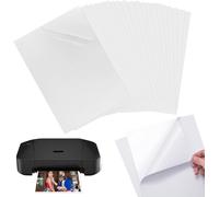 20 Sheets A4 Self Adhesive Vinyl Film For Inkjet And Laser Printers - Clear