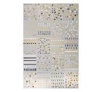 20 Sheets Cats Heart And Starry Flower Nails Stickers For Nails Art Easy Application Long Lasting Adhesive Manicure Gold Cats Nail Decals