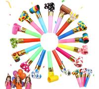20 Sifflets Trompette pour Enfants, Pour Enfants En Plastique Accessoires De Fête Bruits Cornes De Carnaval Pour Enfants Accessoires De Fête Pour Fêtes Réunions Anniversair