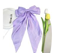 20 Solid Elegant Satin Bow Hairpin Women Girls Spring Hair Clips Headwear Ponytail Hairclips Barrettes Accessories(Color14)