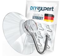 20 Suction Cups With Hook,Made In Germany,Diameter 40 Mm,High-Quality Suction Cups For Camping And Car Use,Ideal As Towel Holder And For