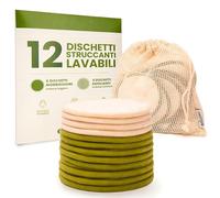 20 Tampons Démaquillants Lavables en Bambou | Tampons démaquillants réutilisables | Lingettes Démaquillantes Visage avec Sachet | Enooso (12 Doux + 8 Gommages)