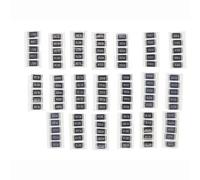 20 Types x 5 Pièces, total 100 Pièces 2512 2W 1% Metal Chip Resistor Kit 50mR 57mR 60mR 70mR 75mR 80mR 90mR 100mR 120mR 130mR 150mR 180mR 200mR 220mR 250mR 300mR 330mR 400mR 470mR 500mR