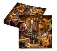 20 unités accessoires fête cowboy style far west décoration anniversaire garçon bébé articles fête