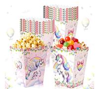 20 unites de boites cadeaux licorne sachets de friandises sacs cadeaux pour licorne arc en ciel baby shower fete d anniversaire cadeaux
