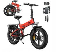 20" Vélo Électrique Pliable Engwe Engine X, 250w,48v 13ah 25km/H, 100km - Absorption Des Chocs Intégrale - Rouge