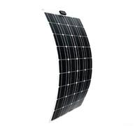 20 W pour panneau solaire monocristallin semi-flexible avec deux ports USB, module à film mince 18 V haute efficacité pour caravane, bateau, toit et camping en plein air